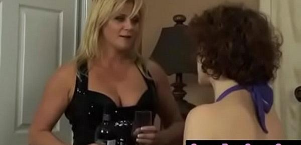  A Lesbian Readhead seduces an older milf (MrNo) - QueenPornCams.com